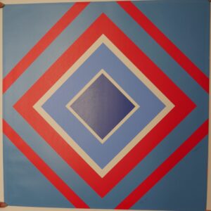 <i>« Losange »</i><br/>Winfried Gaul</br> Lithographie, 1969, Allemagne