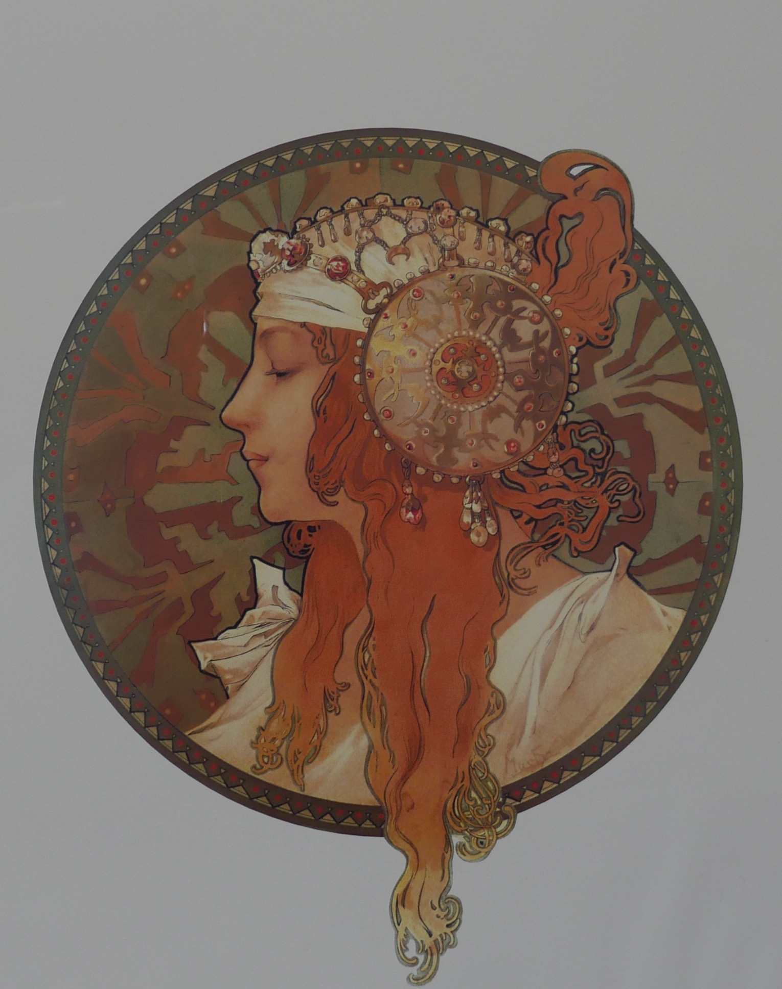 Alphonse Mucha - Blonde Photo