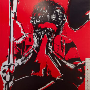 Affiche Ronald Shannon Jackson  « Calendrier Sanguinaire »  1987 États-Unis