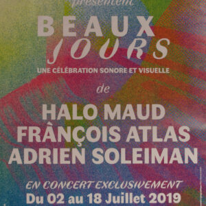 Affiche Taline Zabounian « Beaux Jours »