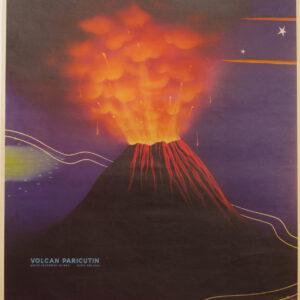 « El Volcano, Mexico » - Galas, Affiche originale, 1943, Mexique.