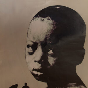 «Solidarity with the People of Haiti » Rafael Enriquez Affiche originale, Ospaaal, 1980, Cuba.