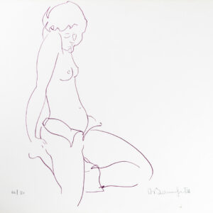 « Marie Lou » Violette Bonnefoit / Gainsbourg Poster original, 1976, France.