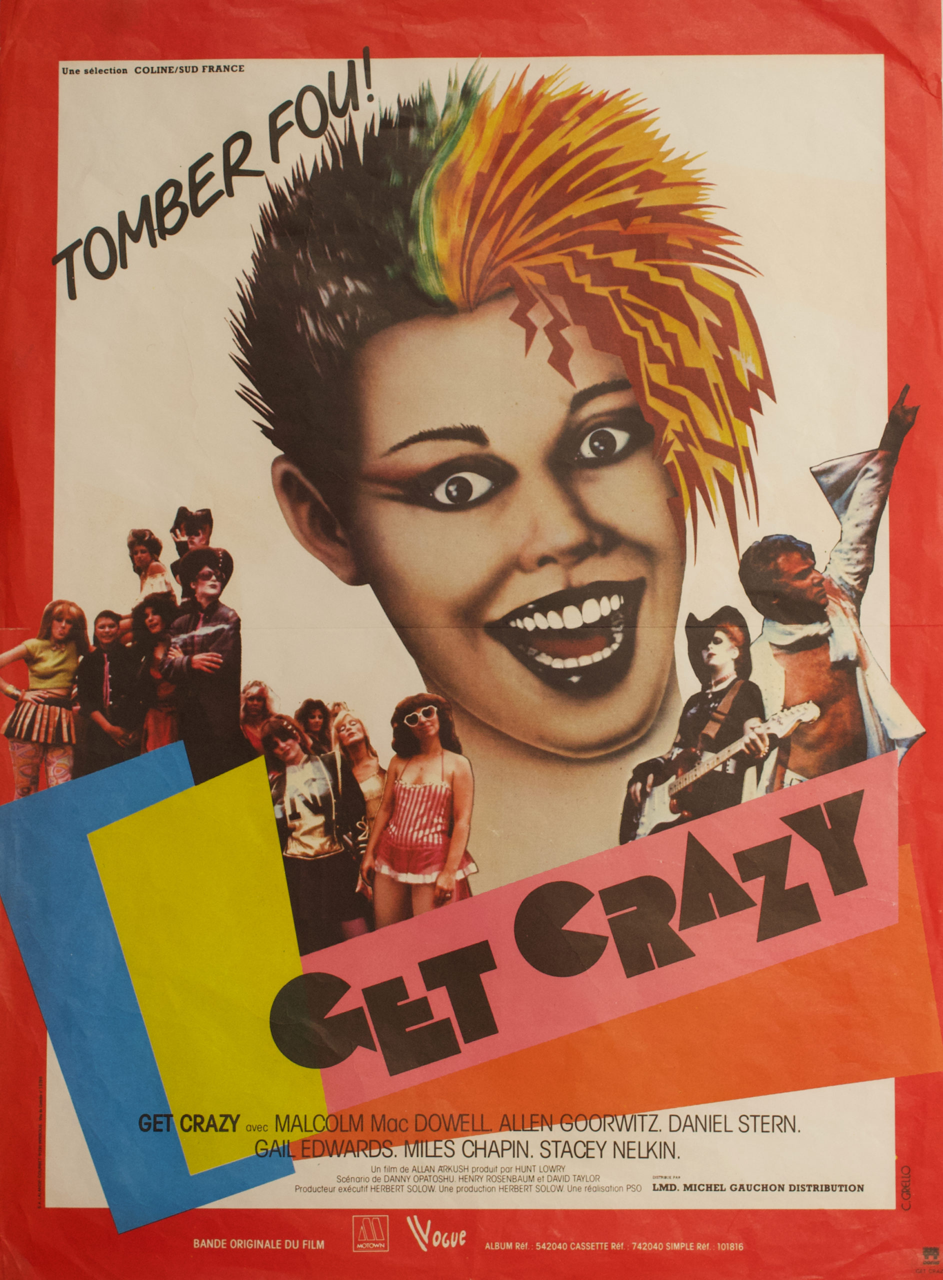 Affiche « Get Crazy : Tomber fou ! »