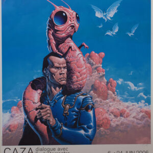 <i>« Exposition Médiathèque Cathédrale de Reims »</i> </br>Caza</br> Affiche originale, 2006, France.