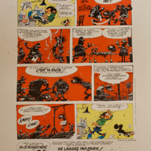 « Amnesty International Gaston Lagaffe » - Franquin Affiche originale, 1978, Belgique.