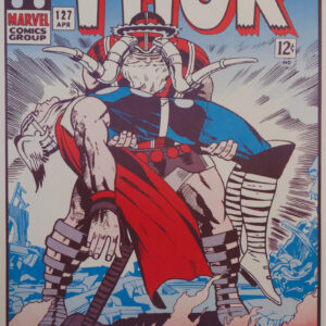 <i>« Thor : The Hammer and the Holocaust ! »</i> </br> Marvel Comics Group</br> Affiche originale, 1966 États-Unis.