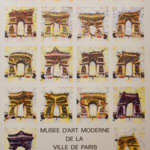 « Musée d’art moderne de la ville de Paris » Pol Bury Affiche originale, 1982, France.