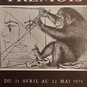 « Galerie des Peintres Graveurs » - Affiche originale exposition Tremois, 1971, France.