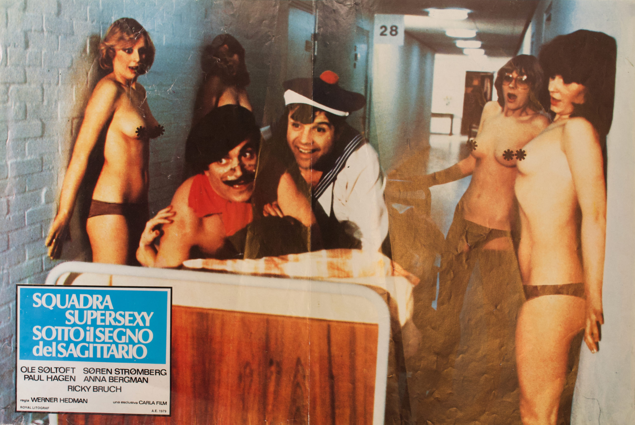 Affiche "Squadra supersexy sotto il segno del sagottario"