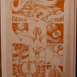 "Lightnin’ Hopkins Poster” - Bob Schnepf 1988, États-Unis
