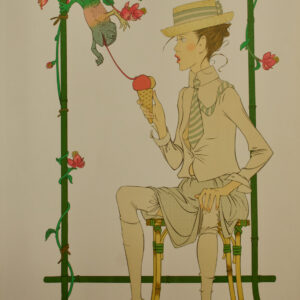 « La femme coloniale » M. Mipex Lithographie.