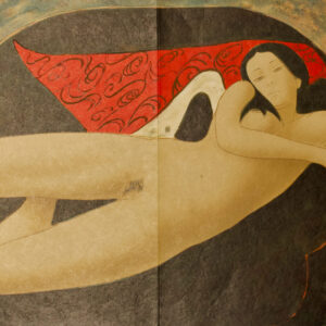 « Femme VIII » - Alain Bonnefoit, Lithographie originale, 1974, France.