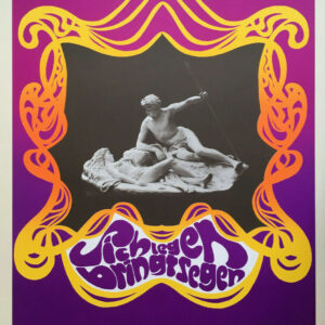 « Nichlegen » Lothar Günther Buchheim Poster original lithographie, 1968, Allemagne.