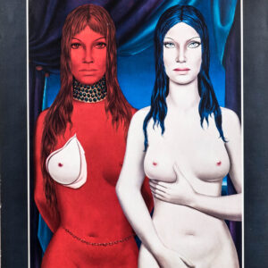 « Les Jumelles » Félix Labisse, 1970, France