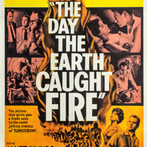 Affiche film «The day the earth caught fire» Anonyme, 1962, Etats-Unis