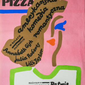 Affiche théâtre, «Mystic pizza» Jan Mtodozeniec, 1988, Pologne