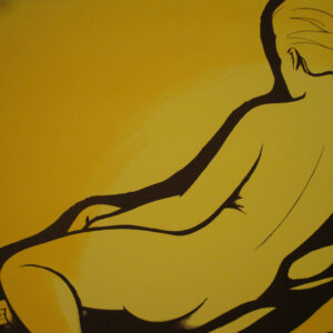 «Femme nue de dos» Anonyme