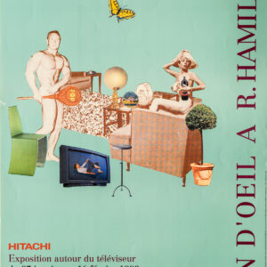 «Design de vie quotidienne, clin d’oeil à R. Hamilton» Hitachi, 1993, France