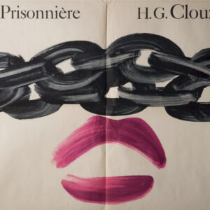 Affiche film «La prisonnière»