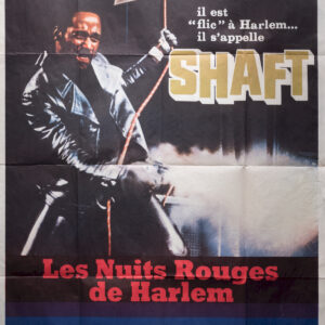 «Les nuits rouges de Harlem» Shaft, avec Richard Roundtree et Moses Gunn, Metro-Goldwyn-Mayer, Ernest Tidyman, 1971, France