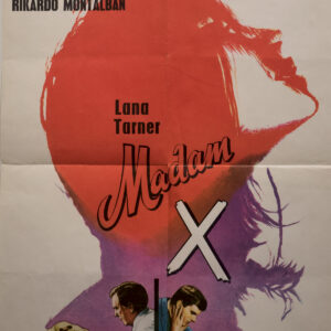 Affiche «Madam X», Lana Tarner