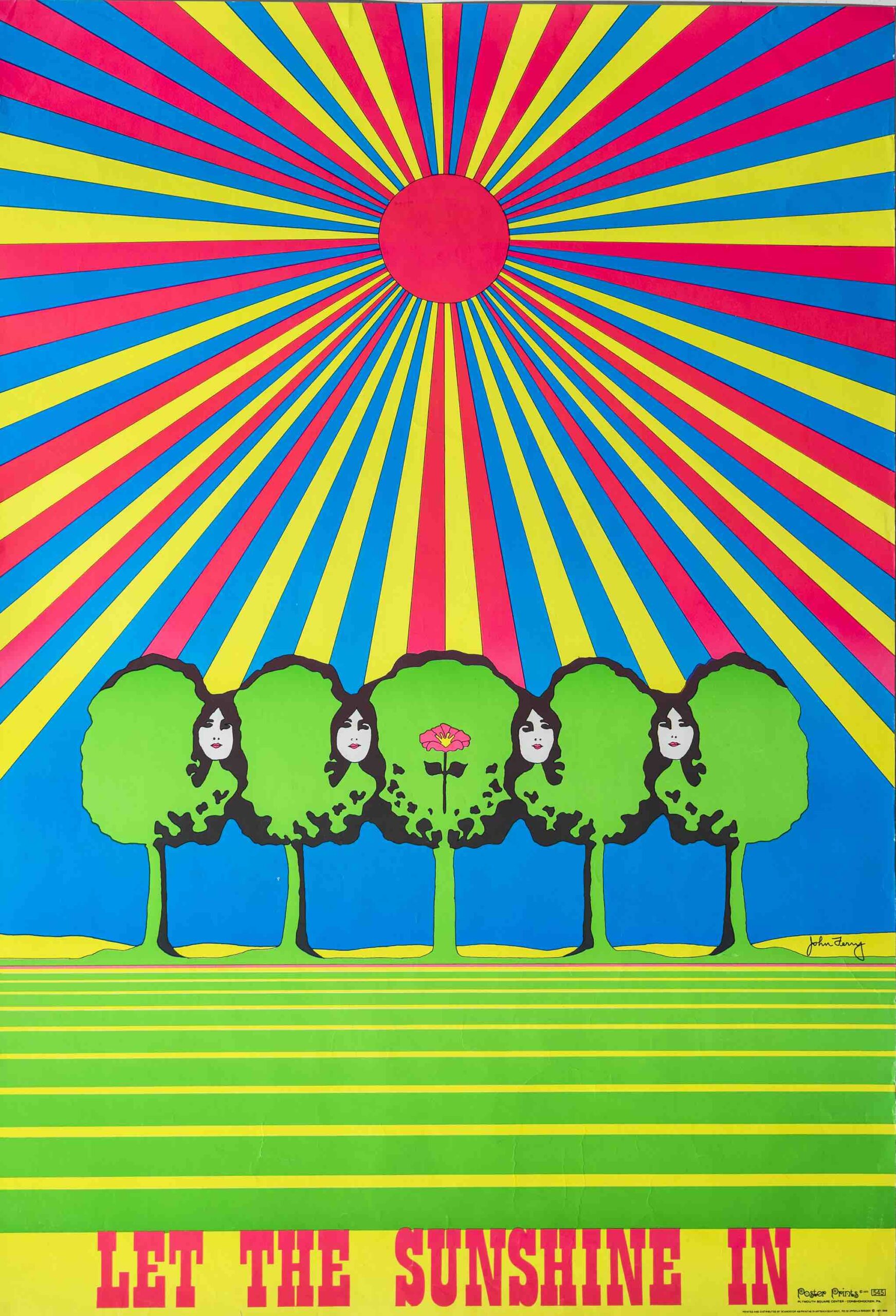 Let the sunshine in, John Ferry 1971 Etats Unis-Tenture