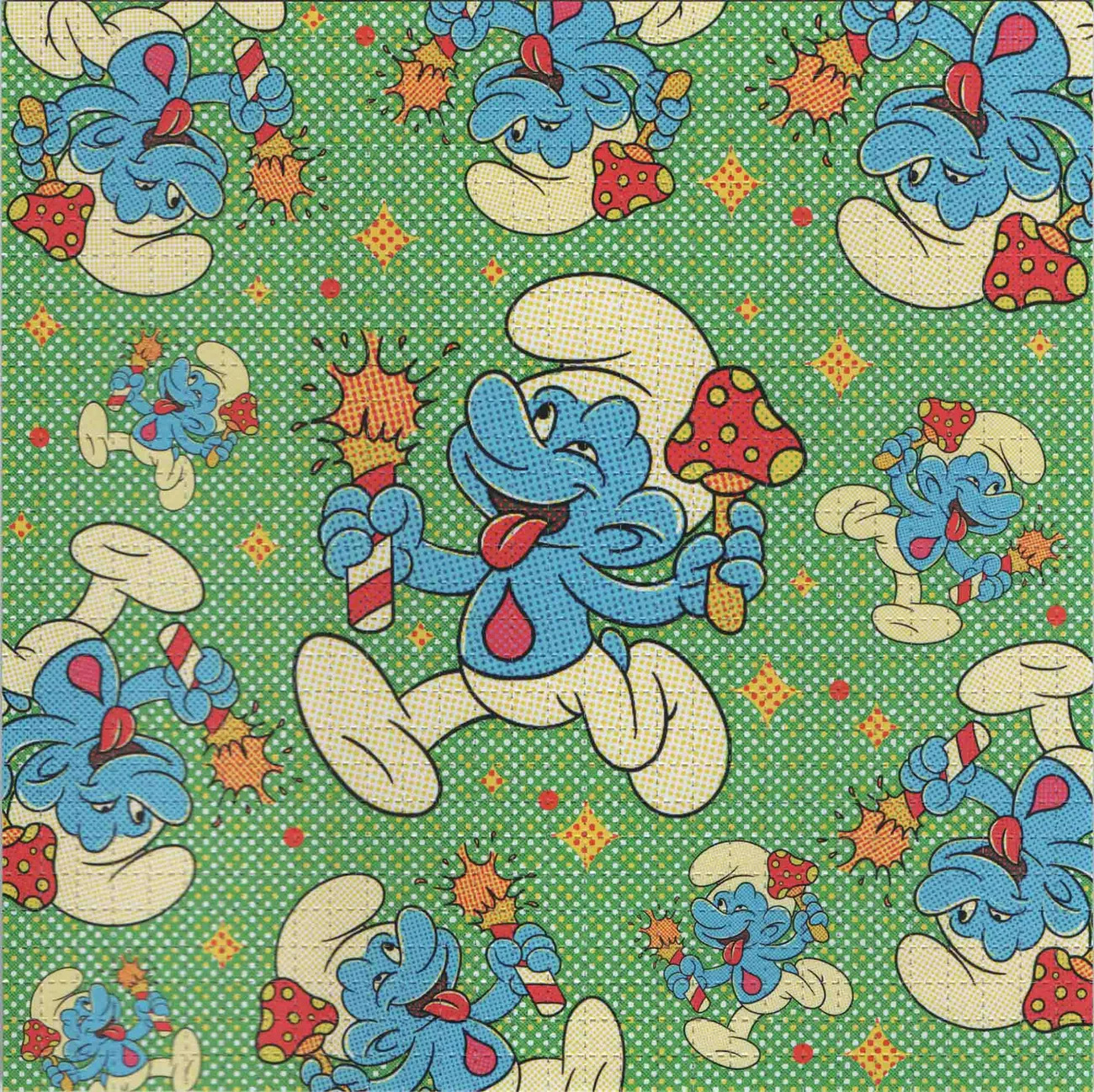 Smurfs by Ziero (double face), 900 carrés, 19 x 19 cm