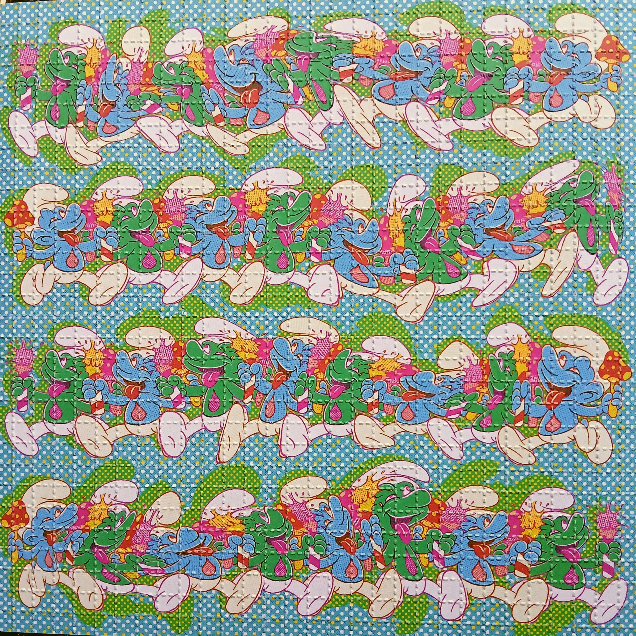 Smurfs by Ziero (double face), 900 carrés, 19 x 19 cm – Image 2