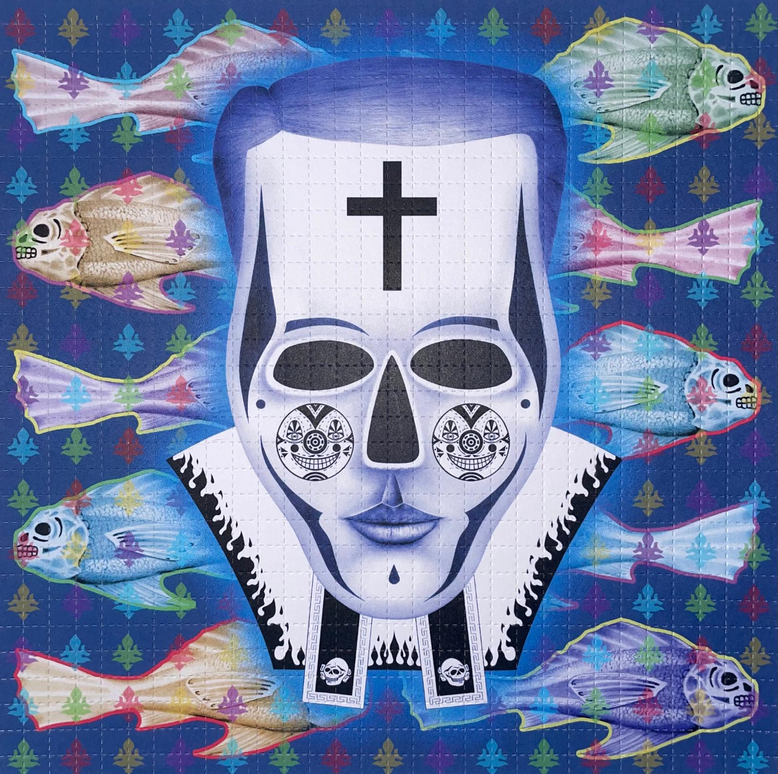 Priest by Lou Patrou, 900 carrés, 19 x 19 cm