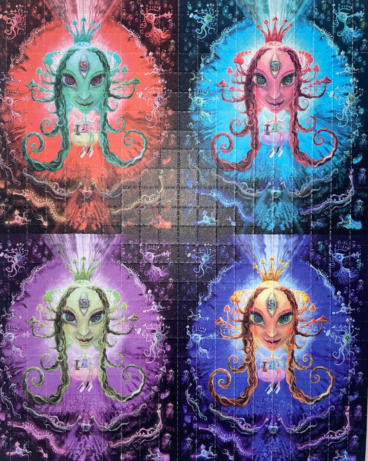 Mushroom Madonna by Kamiel Proost (double face), 500 carrés, 16,25 x 13 cm – Image 2