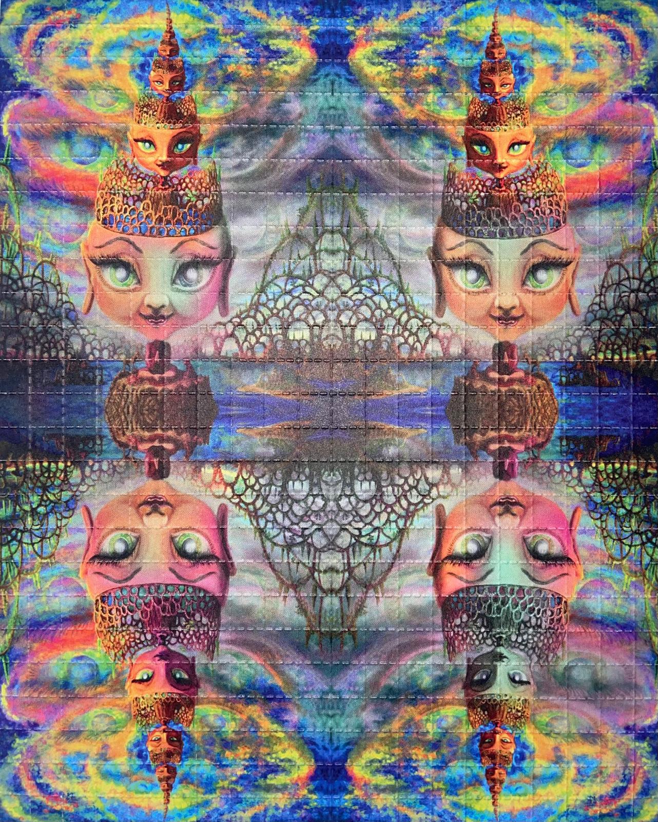 Buddha Boy by Kamiel Proost (double face), 500 carrés, 16,25 x 13 cm – Image 2