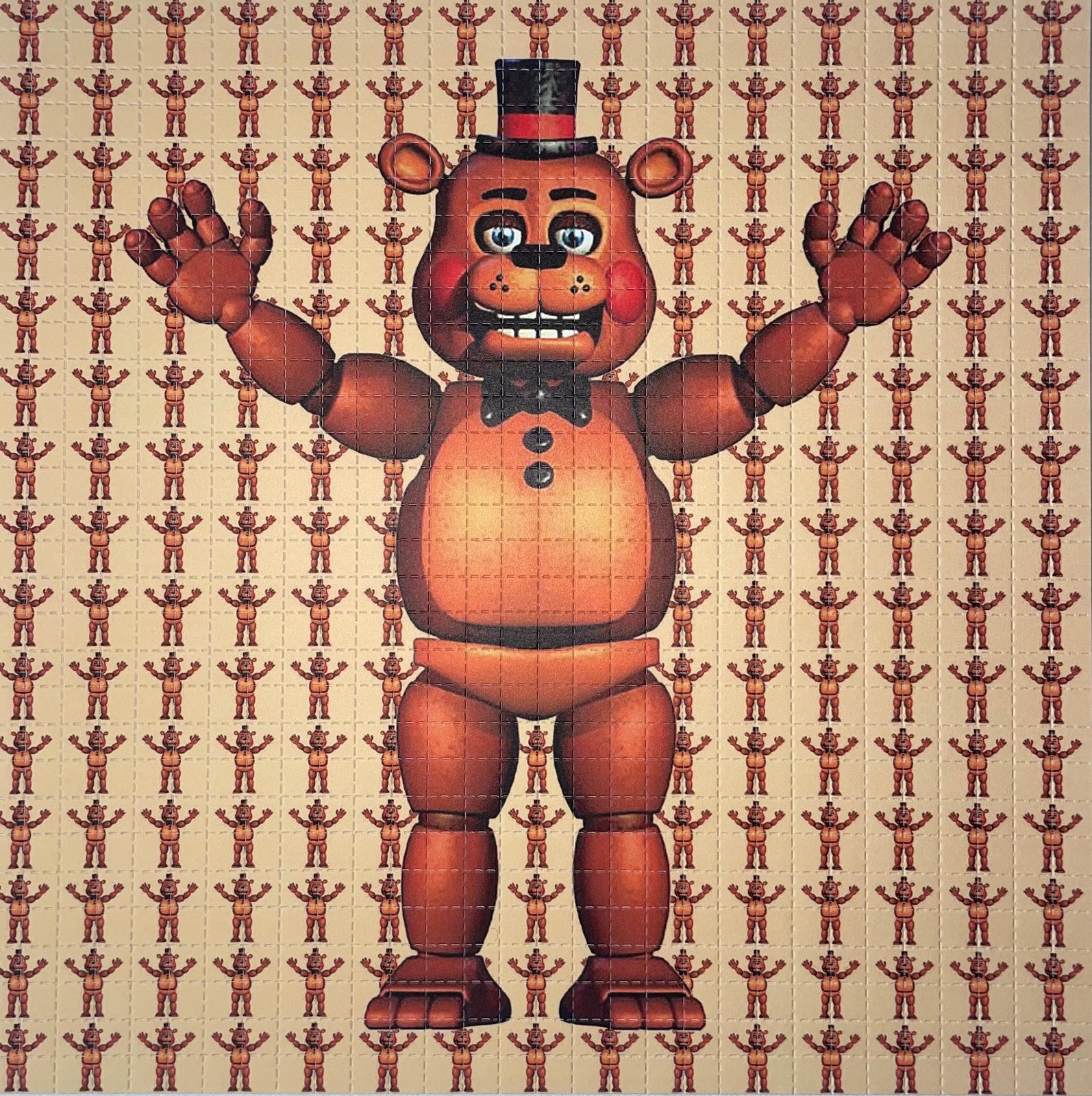 Freddy Fazbear from Five Nights at Freddy's, 900 carrés, 19 x 19 cm