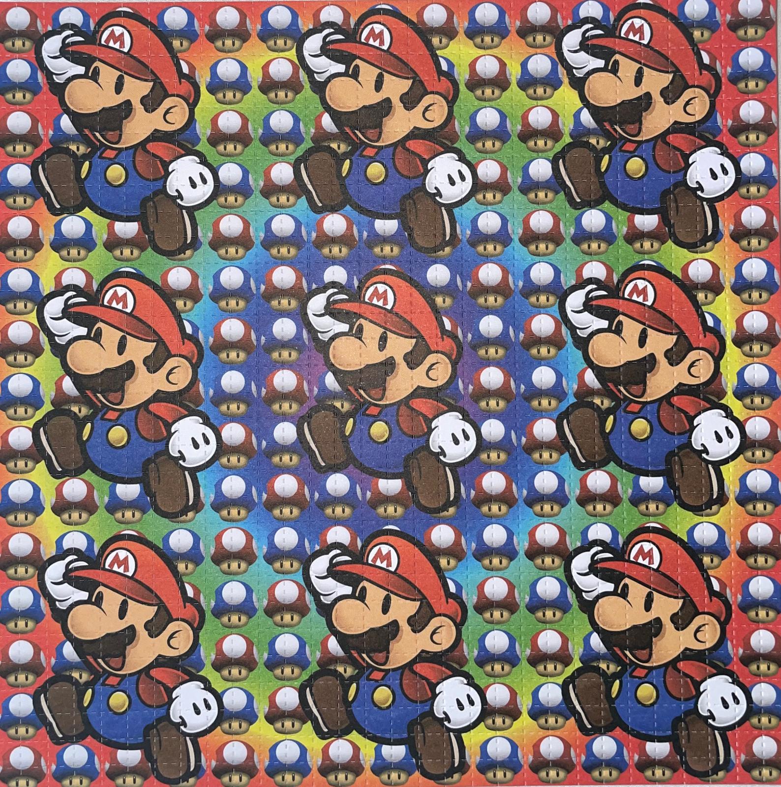 Mario Rainbow, 900 carrés, 19 x 19 cm