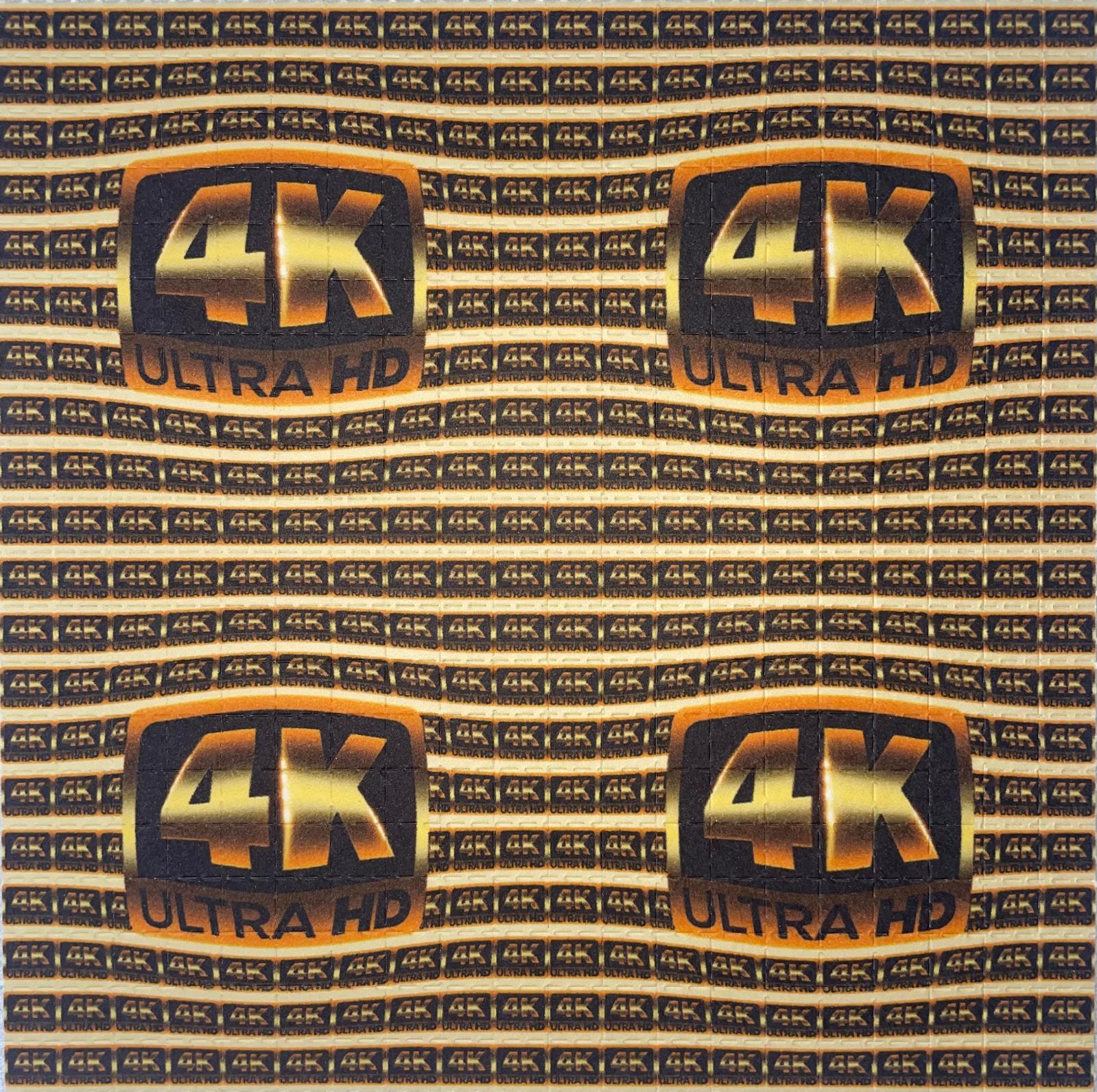 4K Uktra HD by Bilou (signé de la main), 900 carrés, 19 x 19 cm