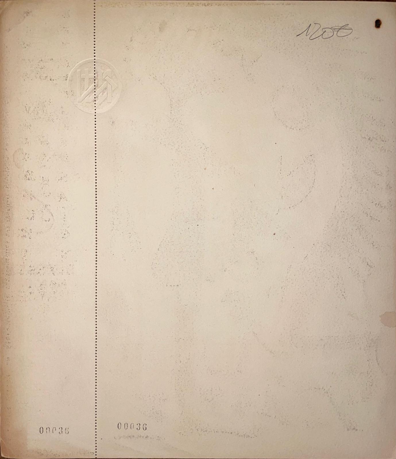 «Bal des 4 Z’arts- invitations lithographiées» 1953, signée et tamponnée par le comité – Image 2