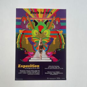 Affiche d'exposition Back to 70’s