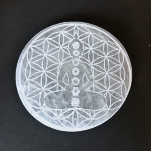 Chakras - Petit Disque en sélénite