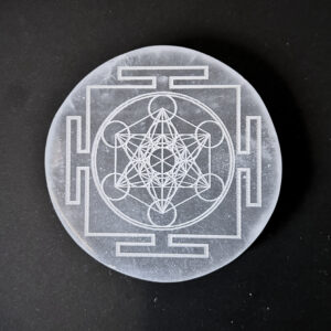 Yantra de Métatron - Disque en sélénite